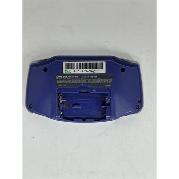 Nintendo Gameboy Advance GBA Indigo Purple Handheld video game System AGB-001 - Picture 4 of 7